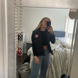 Black Canada Goose Vest